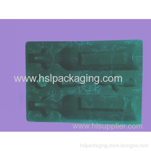 High Quality Customized Made In China Flocked Tray For Essential Oil Display
